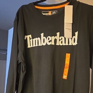 Timberland Black Long Sleeve Kids Tee